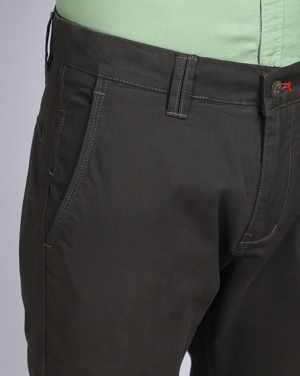 Slim Fit Trouser-Olive