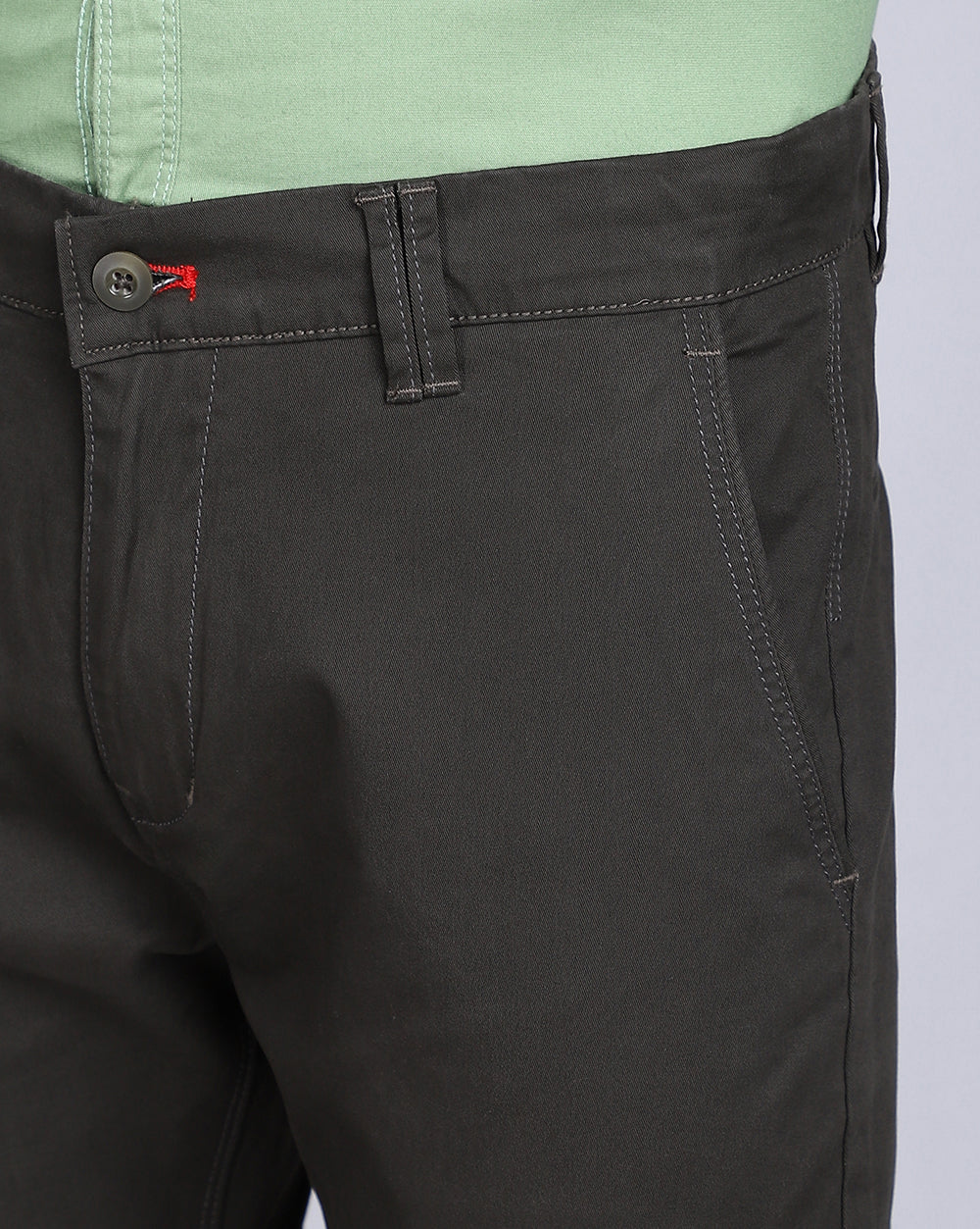 Slim Fit Trouser-Olive