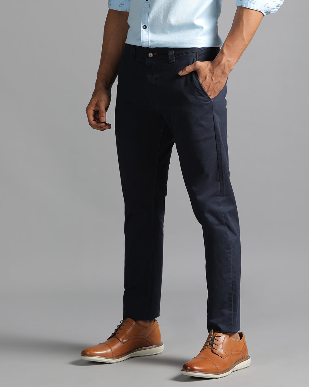 Gap Twill Slim Fit Trouser-Navy
