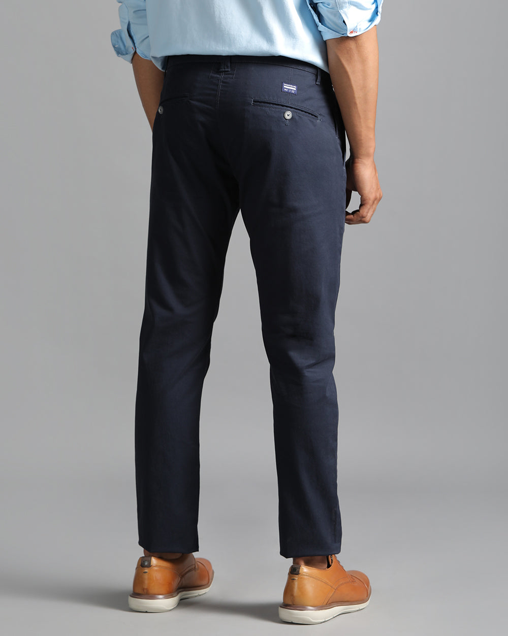 Gap Twill Slim Fit Trouser-Navy