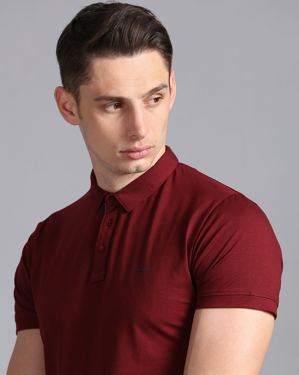 Buy Slim Fit Strech Polo Red T-Shirt For Men Online – Rockstar Jeans