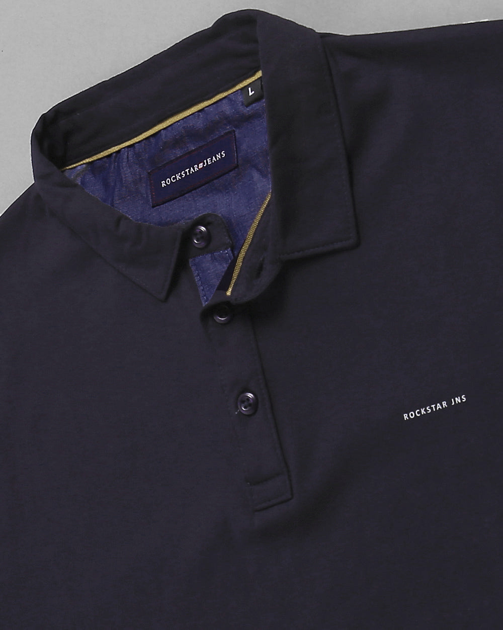 Slim Fit Strech Polo T-Shirt Navy