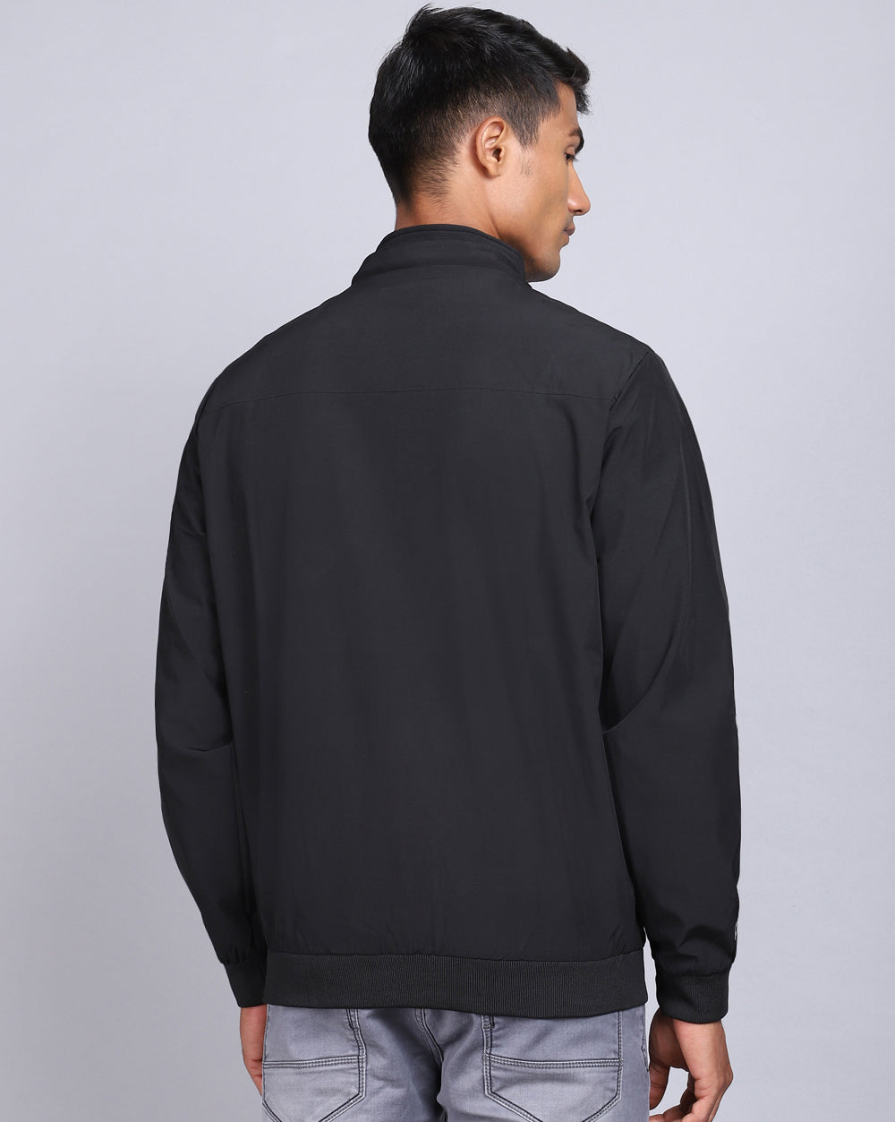 Solid Hooded Wind-Cheaters-Black